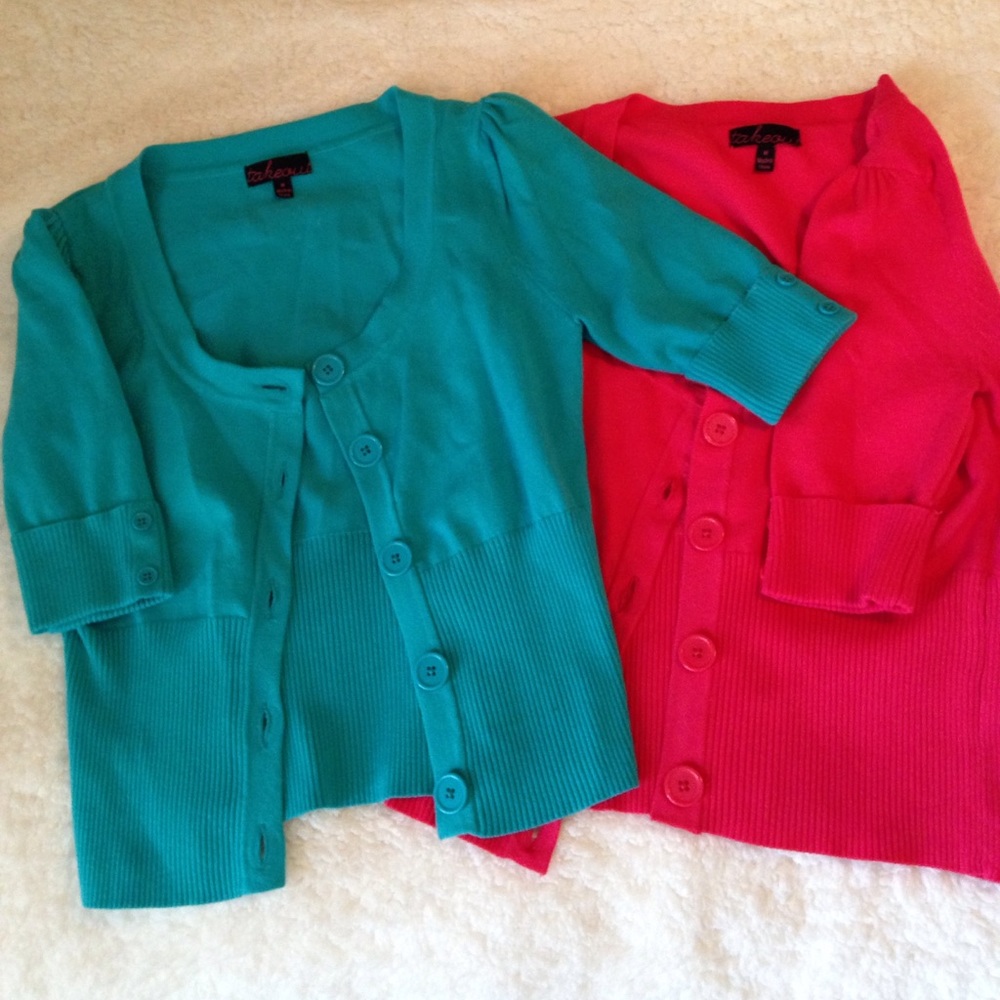 2 Short Sleeve Shrugs
